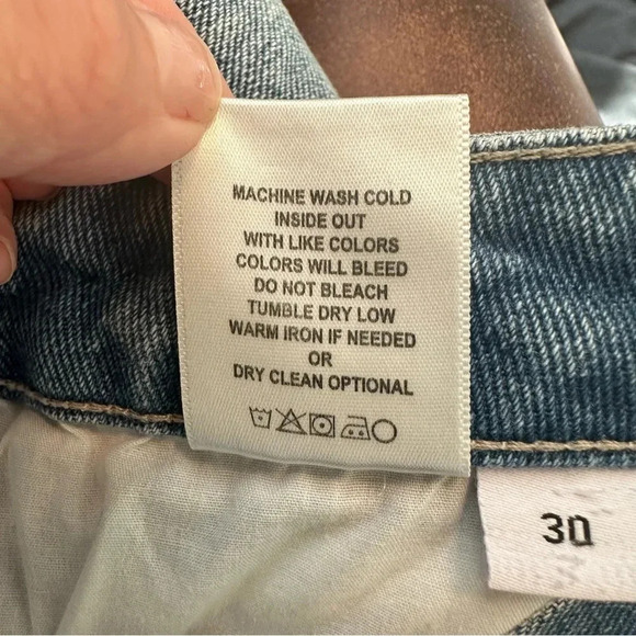 VERVET by Flying Monkey SUPER HIGH RISE DISTRESSED Jeans - Picture 7 of 7